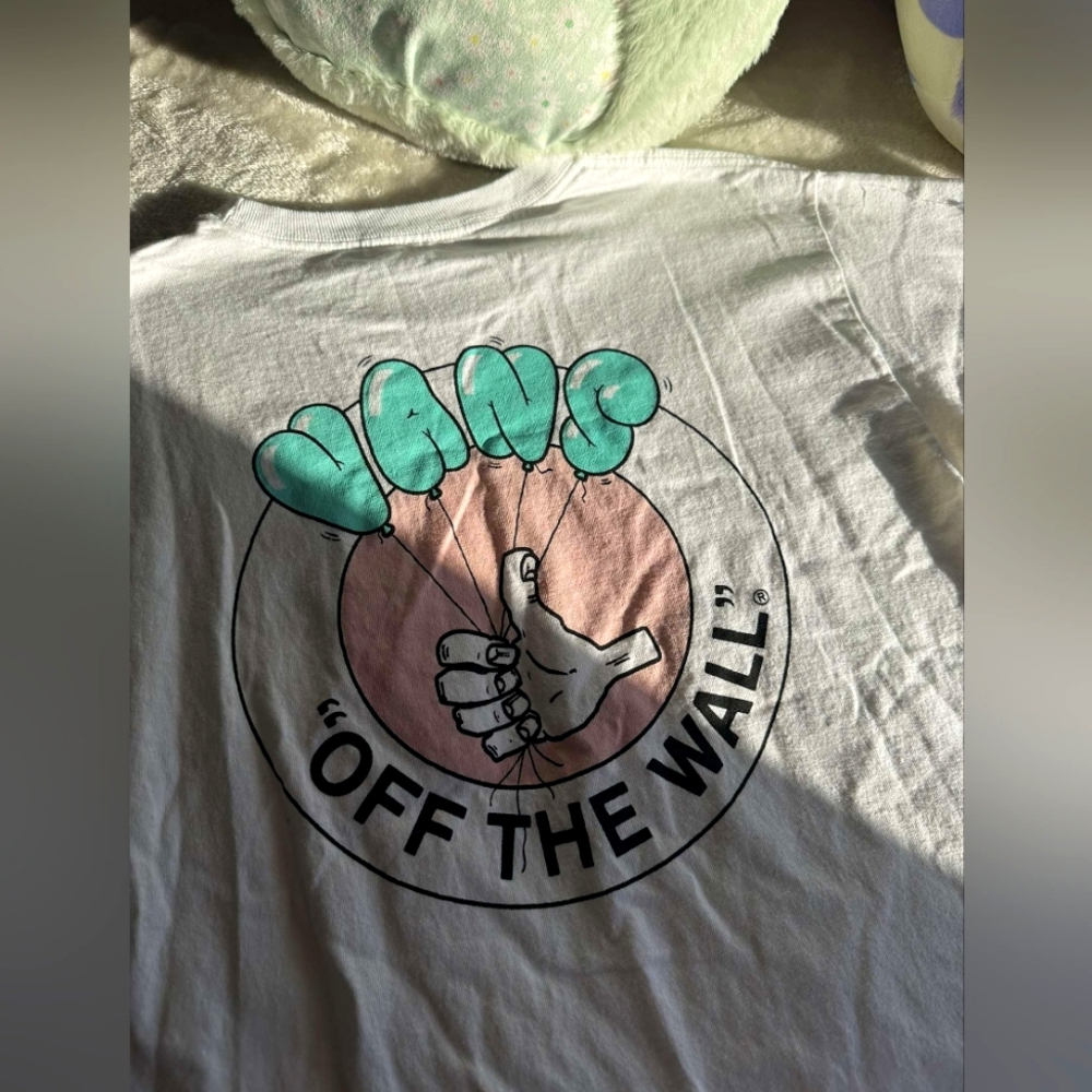 Vans Balloon Graphic White Tee